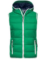 Dames Bodywarmer Daiber JN1075 Irish Green-wit
